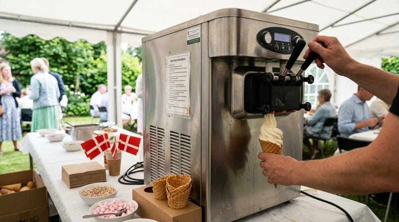 Softicemaskine udlejning